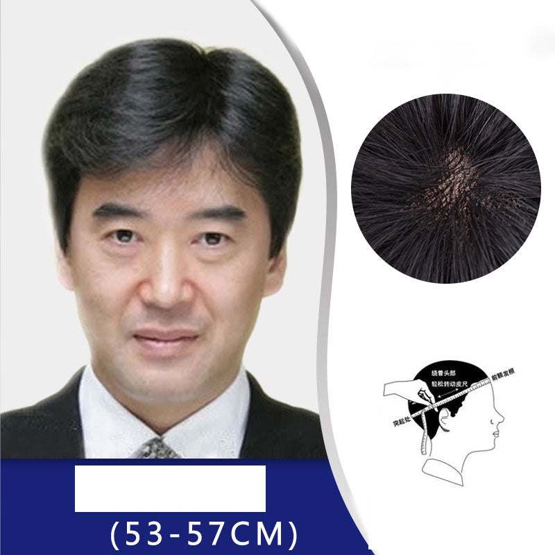 Short Human Hair Wig For Men