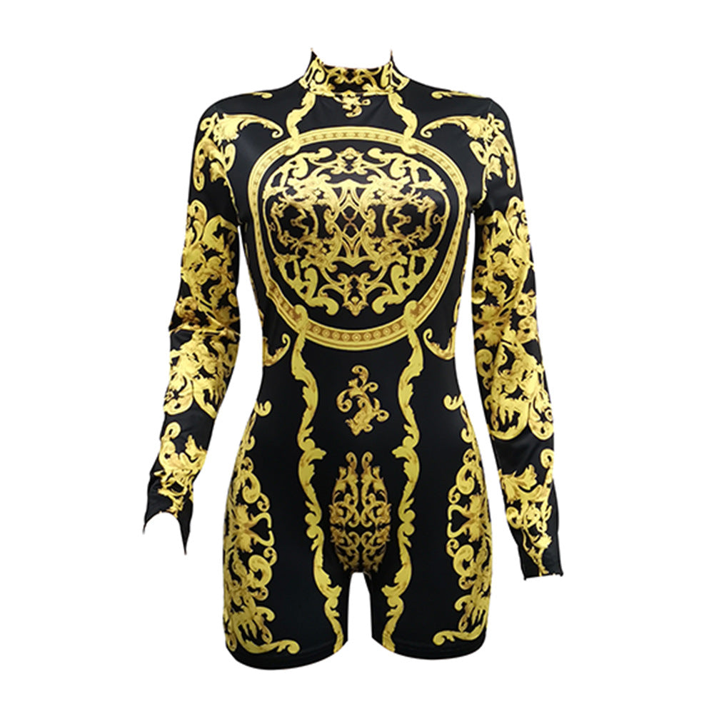 Women's Digital Print Jumpsuit
