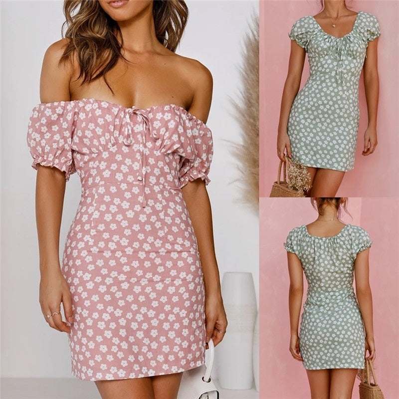 Cute Vestidos Print Boho Dress