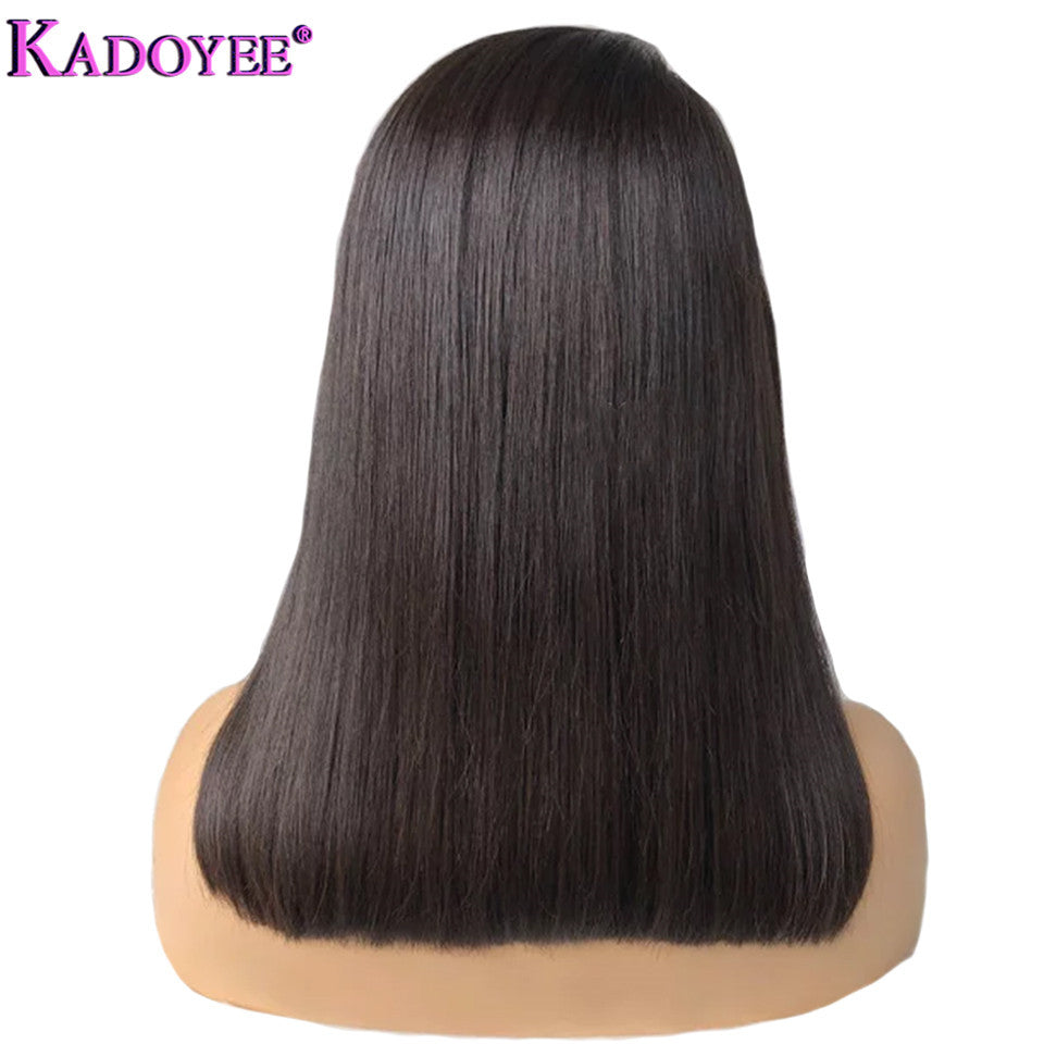 Front Lace Straight Human Hair Wig