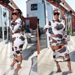 Women’s Irregular Hole Maxi Dress