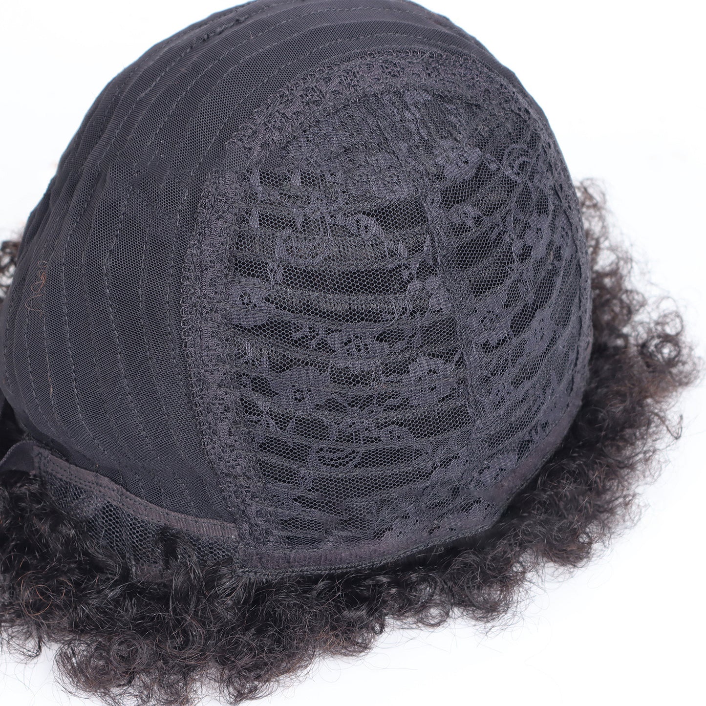 Short Kinky Afro Wig Human Hair