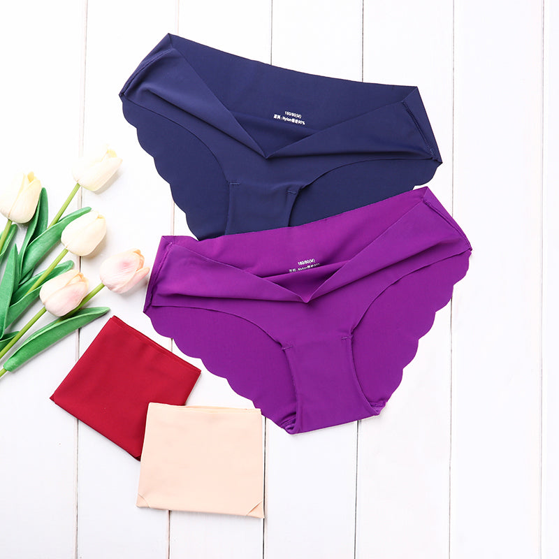 High Quality Womens Seamless Panties Solid Ultra-thin