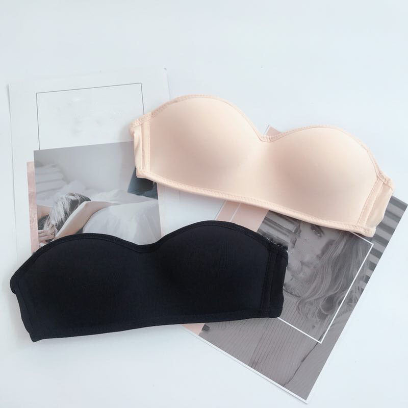 Gathered Non-Slip Bra