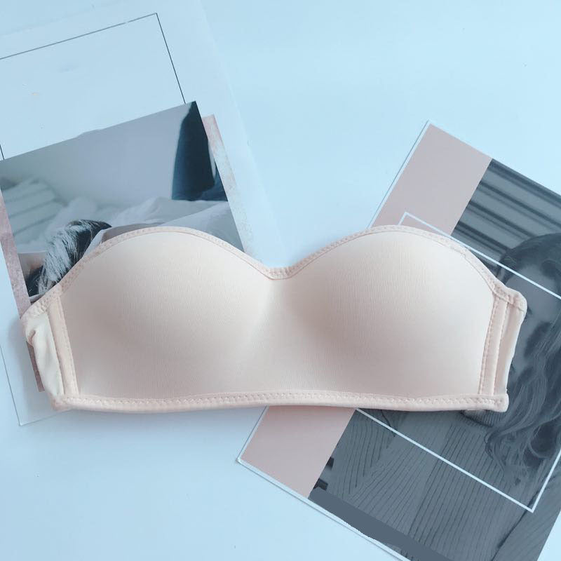Gathered Non-Slip Bra
