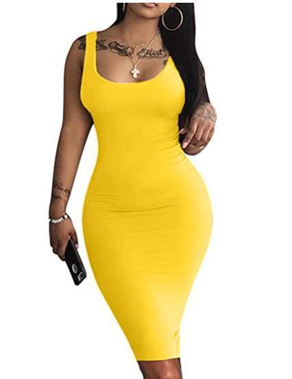 Sexy Sleeveless Tank Dress