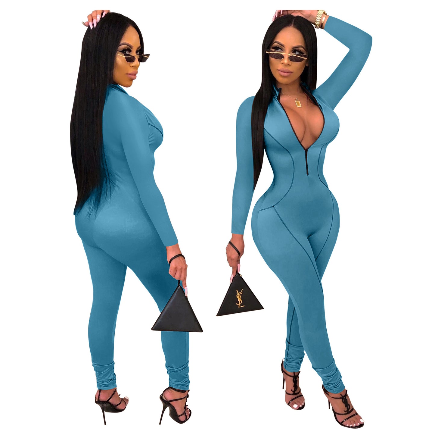 Side-Striped Jumpsuit