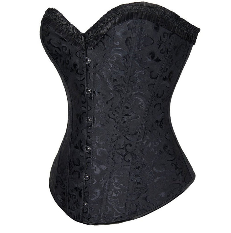 Punk Leather Halter Corset