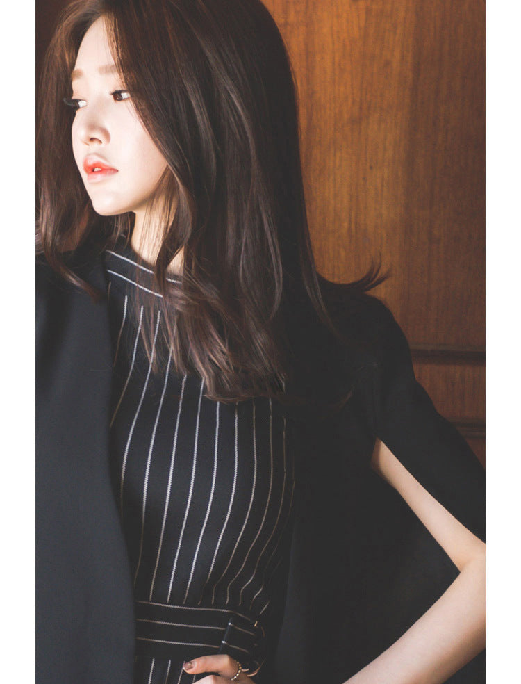 Pin Strip Office Dress