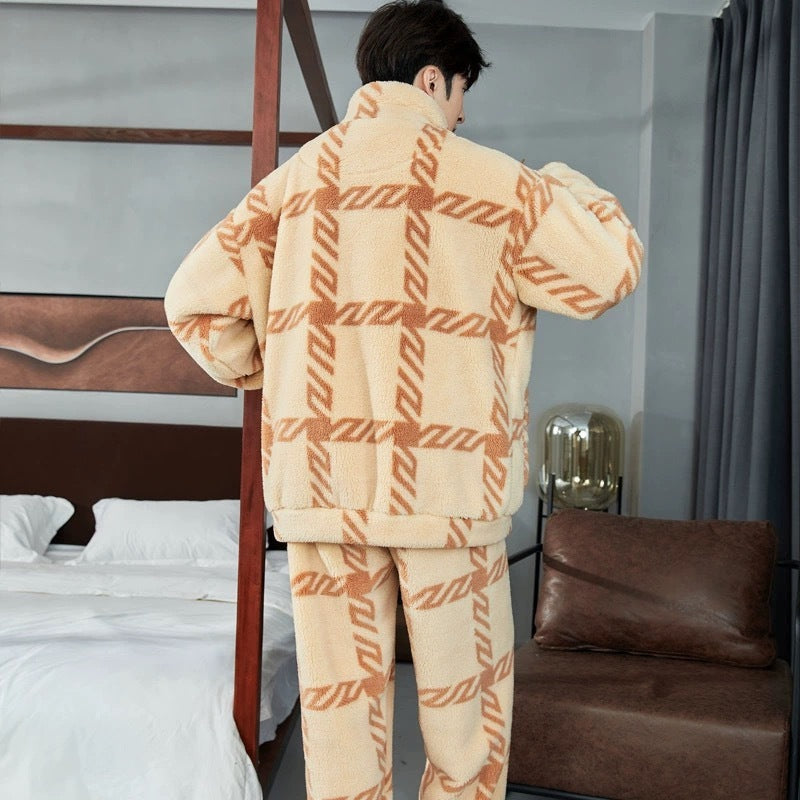 Men's Zipper Pajamas
