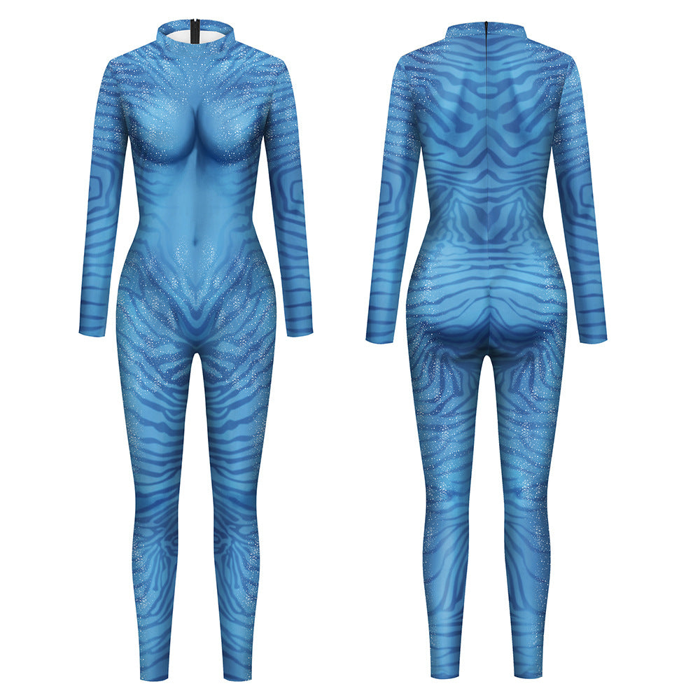 Women's 3D Digital Printing Jumpsuit Cosplay