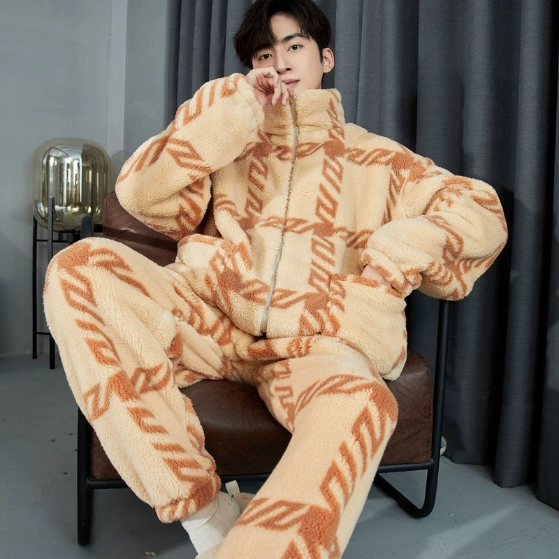 Men's Zipper Pajamas