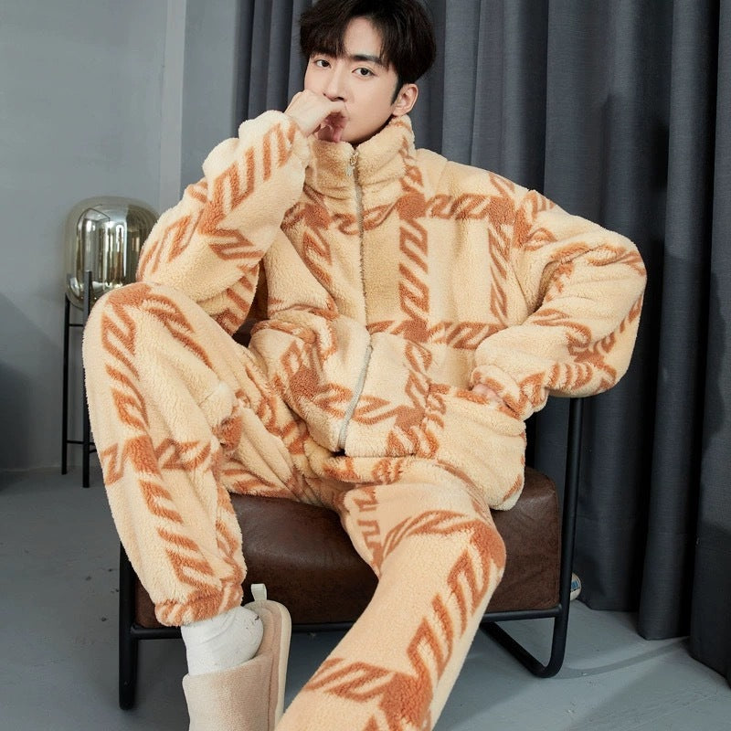 Men's Zipper Pajamas
