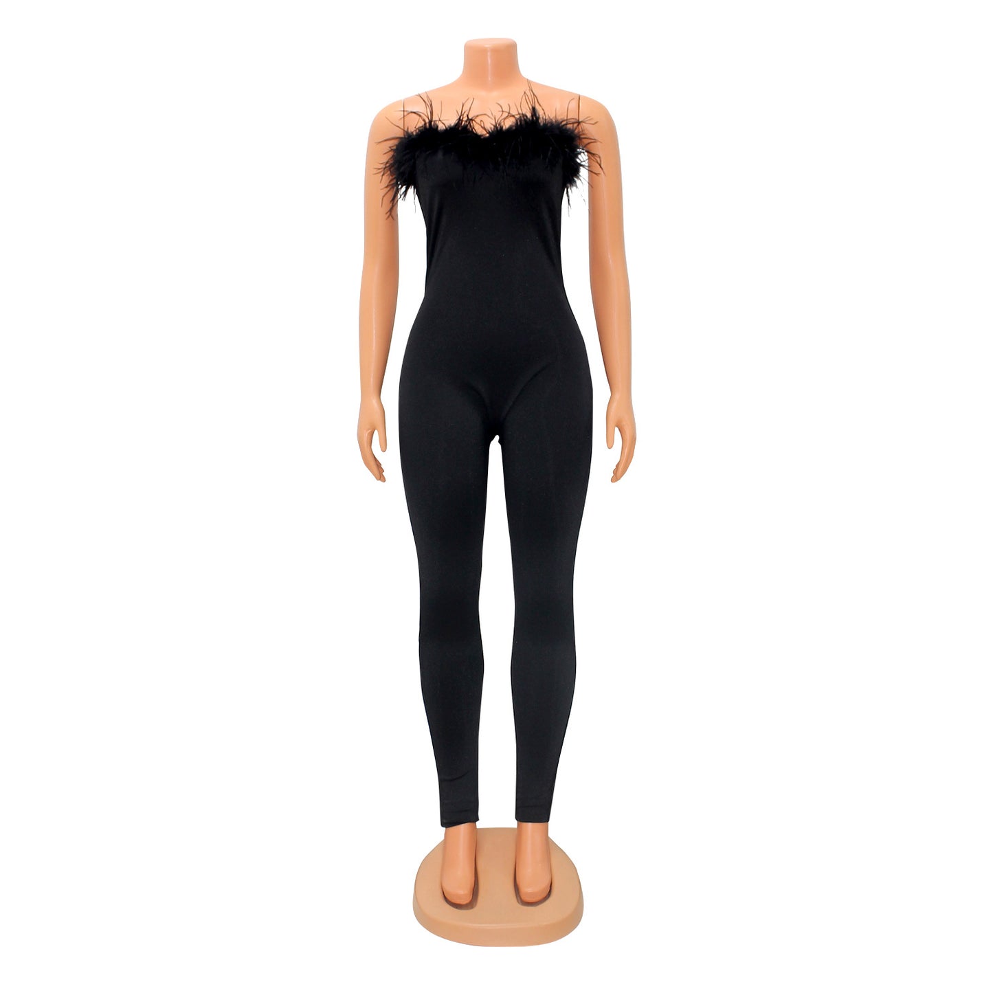 Women's Skinny Wrap Jumpsuit Trousers
