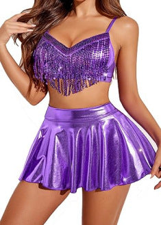 Sequined Tassel Set