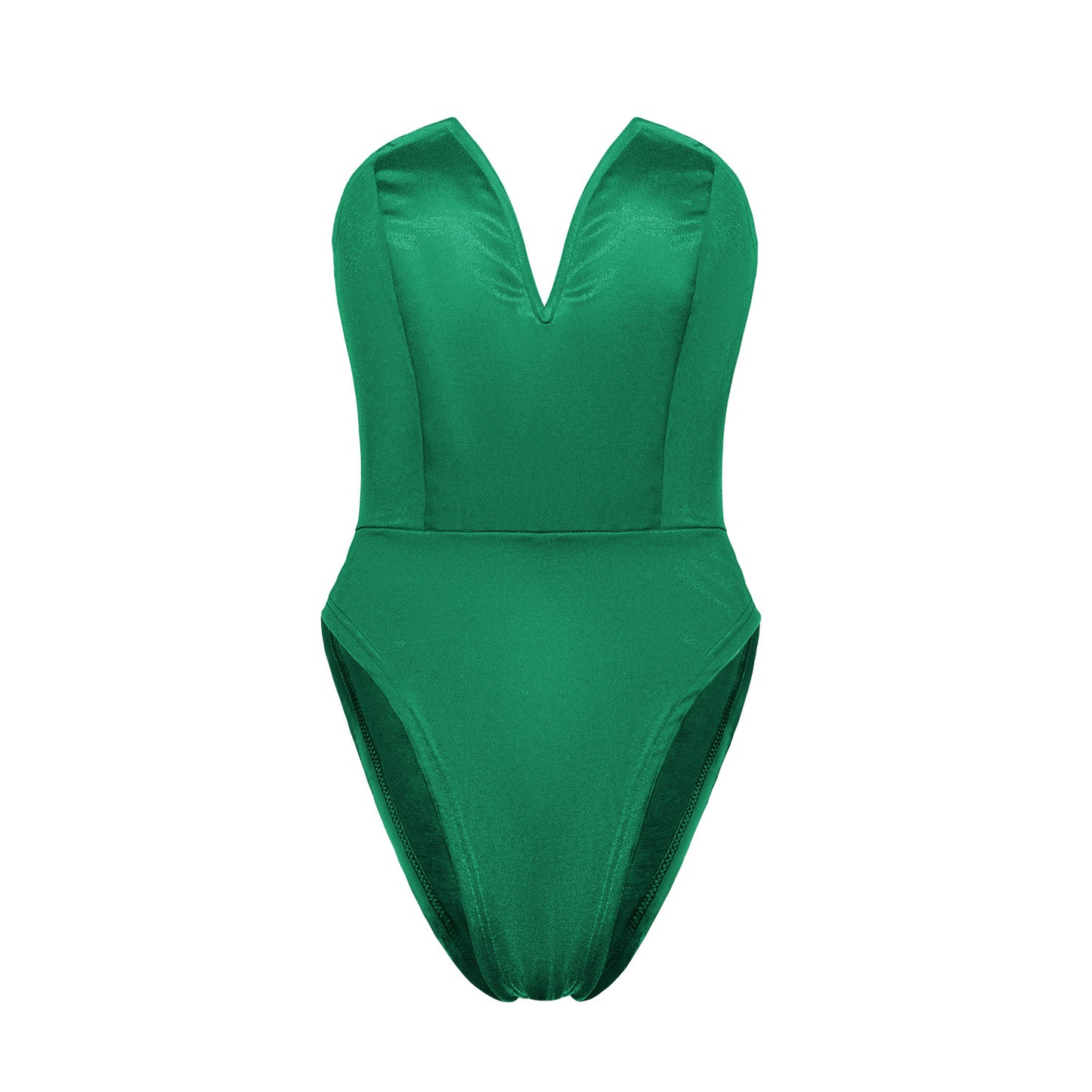 Women's V-neck Tight Jumpsuit Top