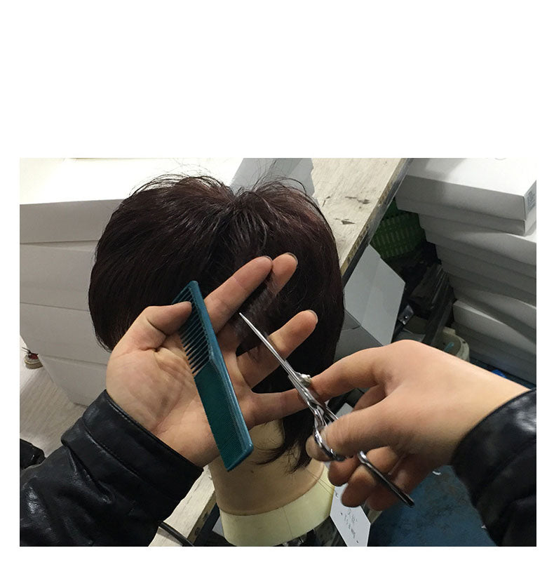 Short Human Hair Wig For Men