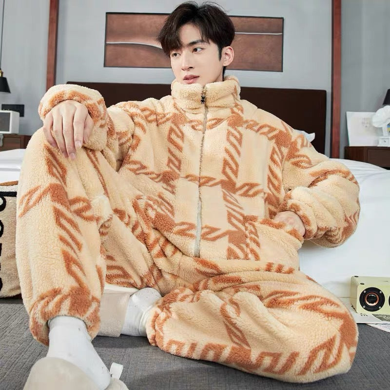 Men's Zipper Pajamas