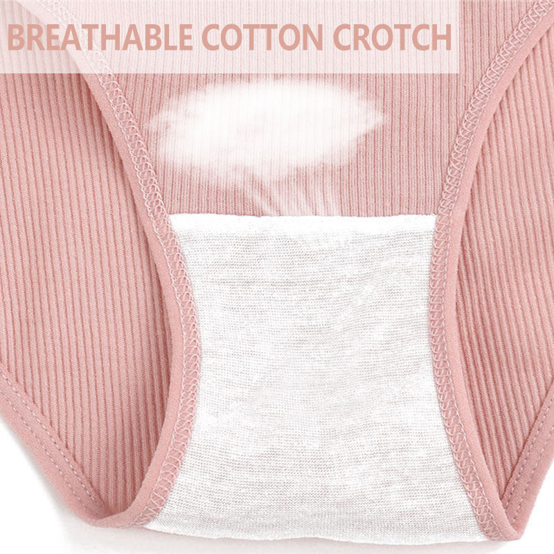 Womens 3PCS M-4XL Cotton Panties