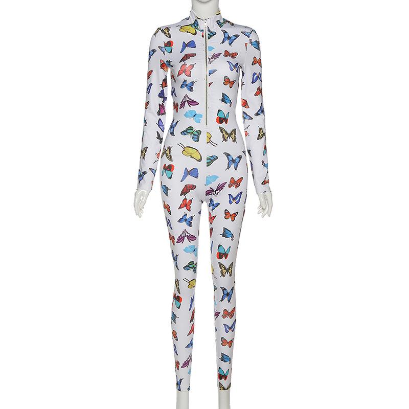 Women's long sleeve sports jumpsuit