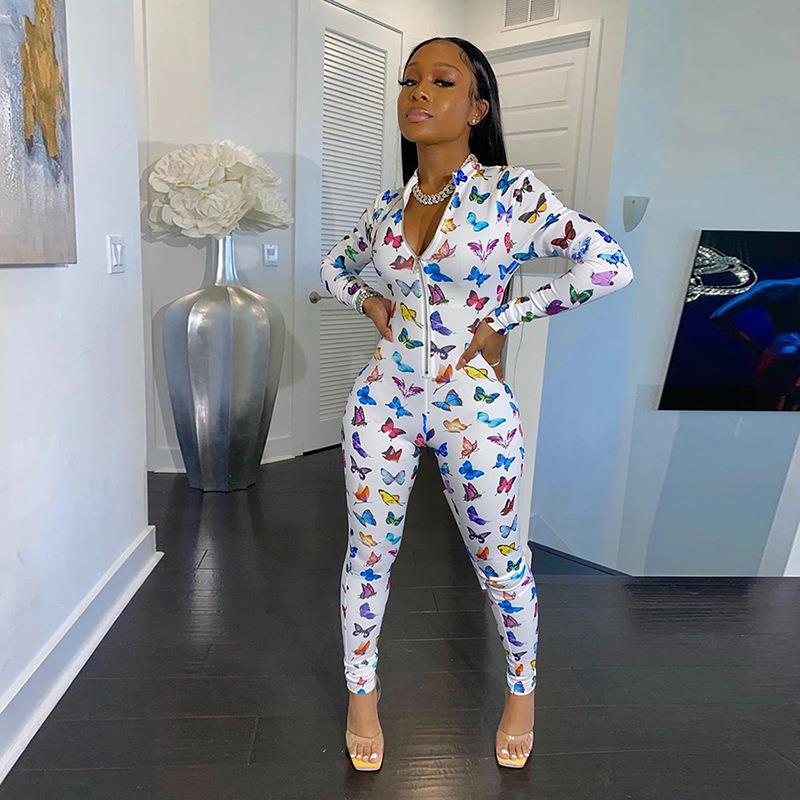 Women's long sleeve sports jumpsuit