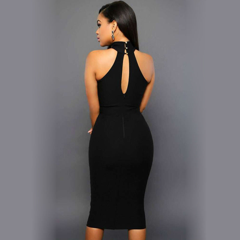 Beautiful Black Sleeveless Dress