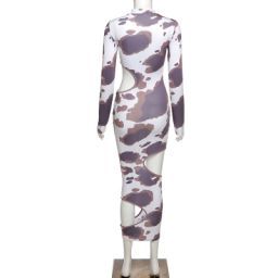 Women’s Irregular Hole Maxi Dress