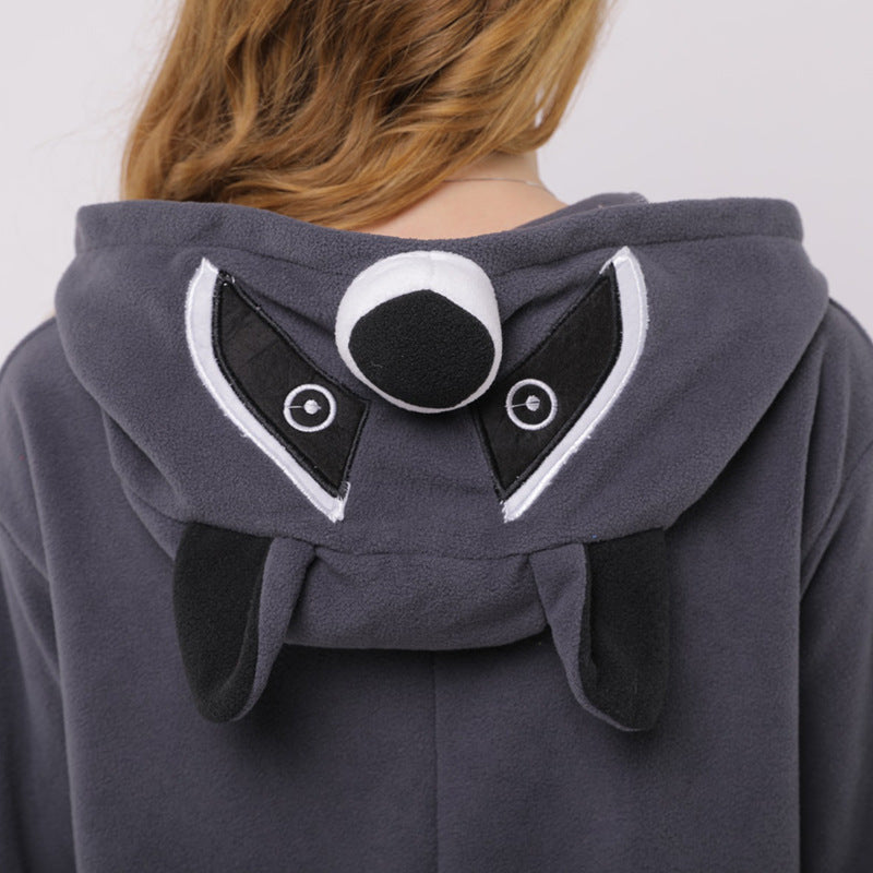 Fleece Raccoon Pajamas