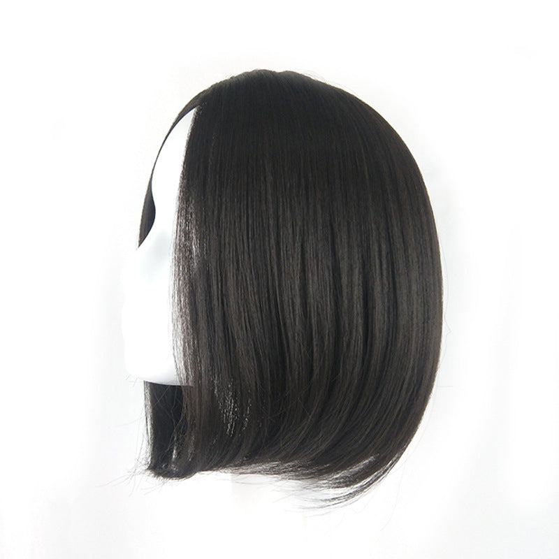 Short Human Hair Black Brazilian Bob Wig