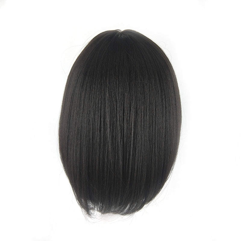 Short Human Hair Black Brazilian Bob Wig