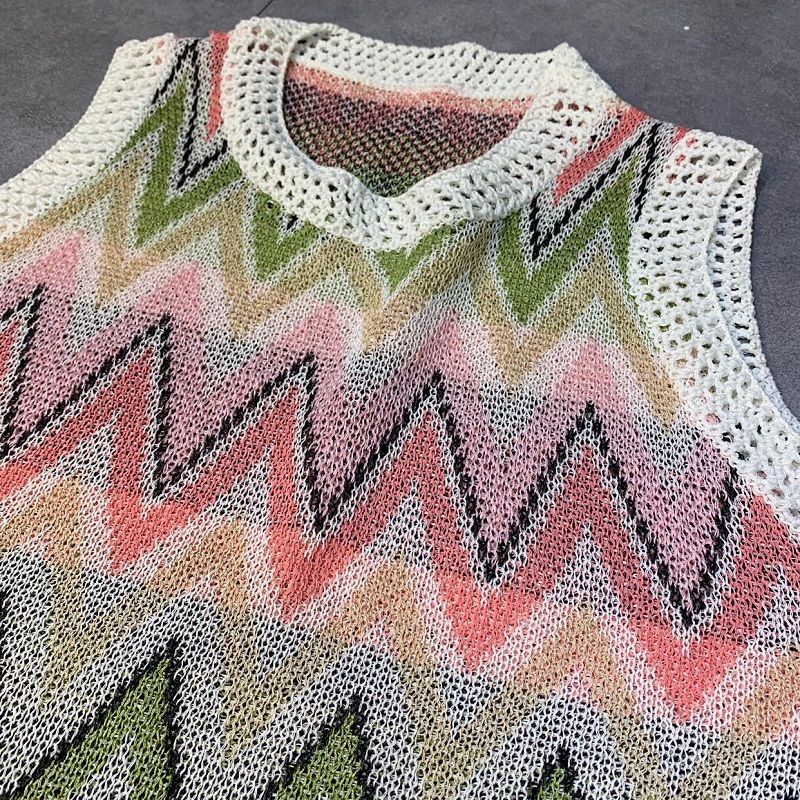 Rainbow Knit Mini Dress