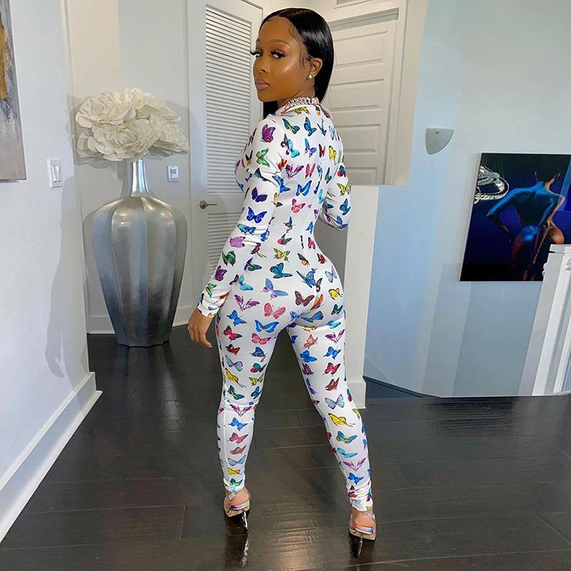 Women's long sleeve sports jumpsuit