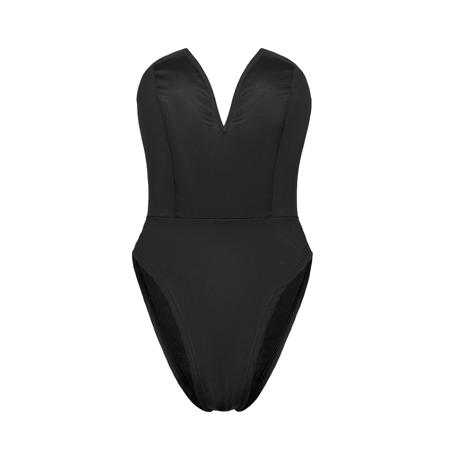Women's V-neck Tight Jumpsuit Top