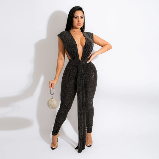 Sequin Fashion Sexy Women's Jumpsuit