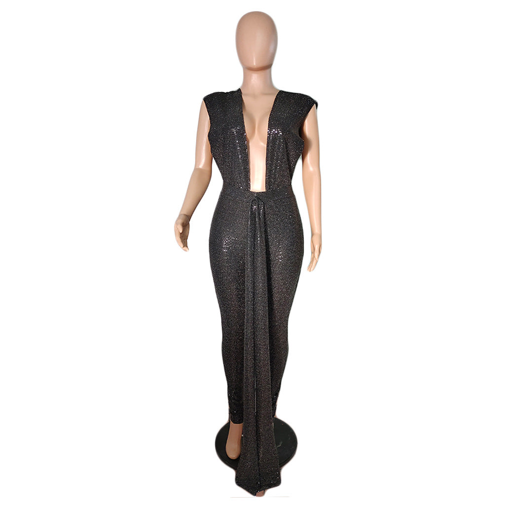 Sequin Fashion Sexy Women's Jumpsuit