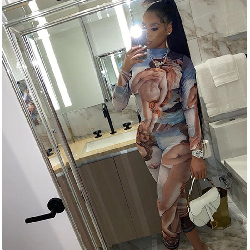 Women's Long Sleeve Jumpsuit