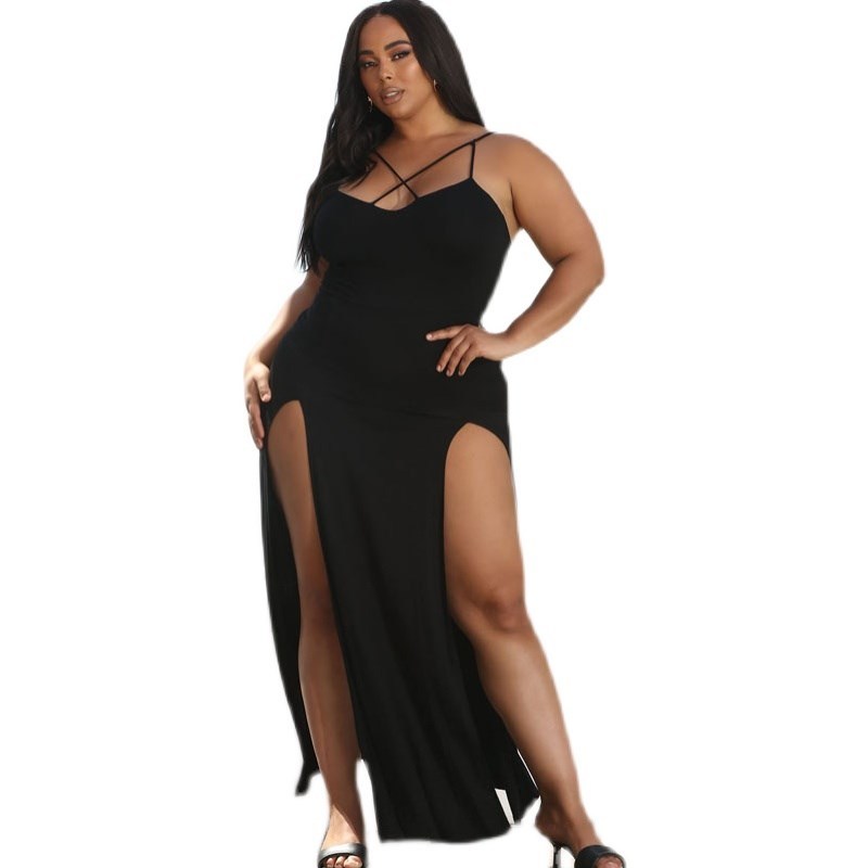 Basic Black Plus Size Dress