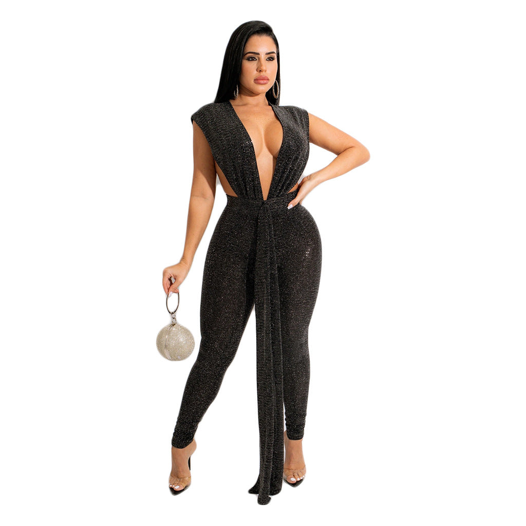 Sequin Fashion Sexy Women's Jumpsuit