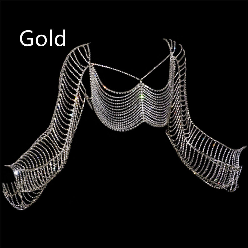 Shiny Multilayer Rhinestone Body Chain