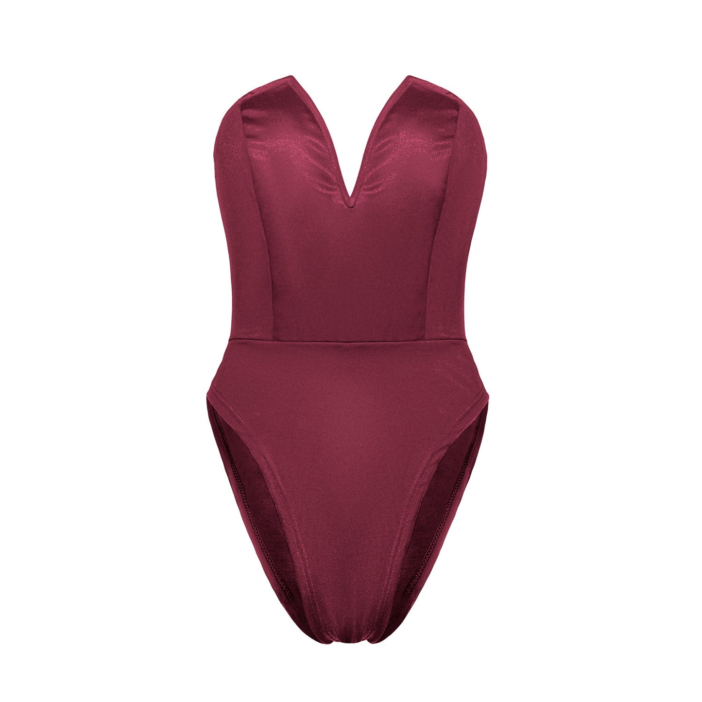 Women's V-neck Tight Jumpsuit Top
